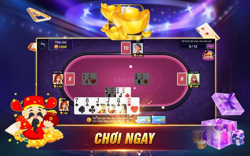 Luật chơi cá cược game bài sâm lốc tại twin68